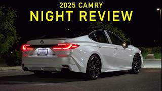 Hows the Lighting  2025 Toyota Camry XSE at Night Headlights Exterior amp Interior [upl. by Mckale]