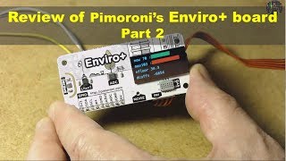 Review of Pimoronis Enviro board Part2 LCD noise level lightproximity [upl. by Stiegler]