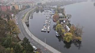 Piękna panorama Pragi widziana z Twierdzy Vysehrad Praga Czechy 202411 [upl. by Anij]