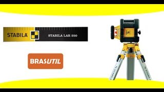 Nível a Laser Stabila LAR250  Nível a Laser Completo [upl. by Bainter]