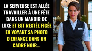 LA SERVEUSE EST RESTÉE PARALYSÉE EN VOYANT SA PHOTO DENFANCE DANS UN CADRE NOIR DANS LE MANOIR [upl. by Aneehsat]