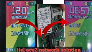 itel ace2 network solution l itel it2163 no service emergency call mobile [upl. by Jabez]