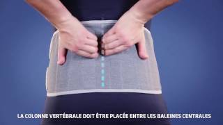 Comment mettre la ceinture lombaire Lombax Original Thuasne [upl. by Eelyrag229]