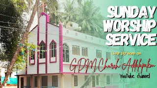 SUNDAY WORSHIP SERVICE  GDM CHURCH ADDALAPALEM  20\102024 [upl. by Slinkman619]