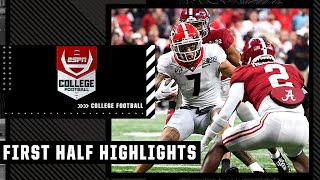 CFP National Championship Georgia Bulldogs vs Alabama Crimson Tide  First Half Highlights  ESPN [upl. by Rabbi]