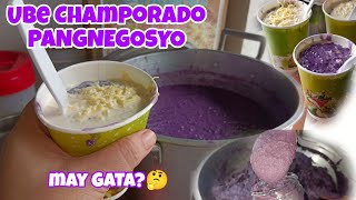 How to cook Ube 🍠 Champorado na PANGNEGOSYO [upl. by Odlareg106]