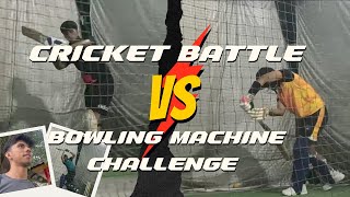 24 RUNS NEEDED IN 10 BALLS  BOWLING MACHINE CRICKET CHALLENGE [upl. by Anirual460]