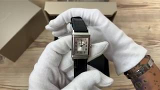 JaegerLeCoultre Reverso Classic Medium Thin unboxing [upl. by Ertemed]