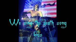 The Death Song  Marilyn Manson Lyrics Video w pic [upl. by Phina375]