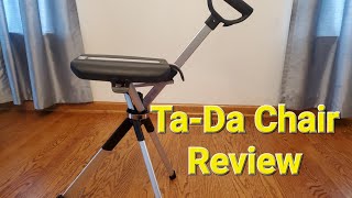 Tada Chair Product Review When You Need A Chair Portable From A Physical Therapist [upl. by Aleak483]