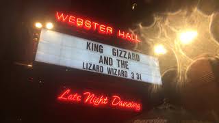 King Gizzard And The Lizard Wizard 033117 Webster Hall NYC [upl. by Dayle843]