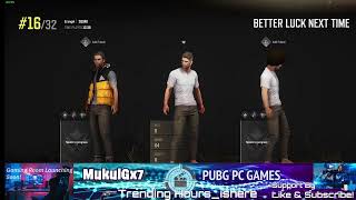 PUBG PC WINDOWS UPDATE pubglive pubgpc bgmilive pcgaming live livestream learnnow [upl. by Ariana]