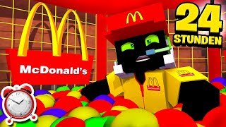 24 STUNDEN EINGESPERRT im McDonalds  Minecraft DeutschHD [upl. by Eugene]