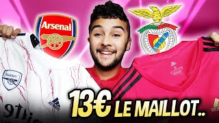 MAILLOTS DE FOOT PAS CHER À 13€  SAISON 2021 Benfica Arsenal Lyon [upl. by Christiana143]