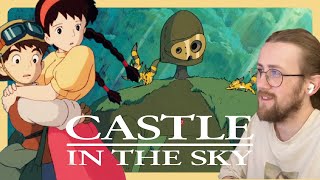 FIRST TIME WATCHING CASTLE IN THE SKY 1986 REACTION [upl. by Keslie]