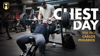 Chest Gains with IFBB Pro Carl Philbrick  HOSSTILE [upl. by Frodin]