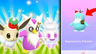 GOOD NEWS ABOUT SHINY DELIBIRD Shiny BOOSTED Costumed Psyduck  Holiday Event Part 2 [upl. by Aikyn921]