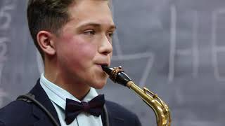 Boris Karyakin 16 years old alto saxophone  Soul Bossa Nova [upl. by Bernj]