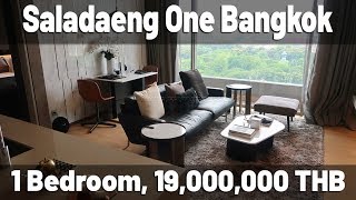 Saladaeng One Bangkok 1 Bedroom Lumpini Park View [upl. by Gothurd]