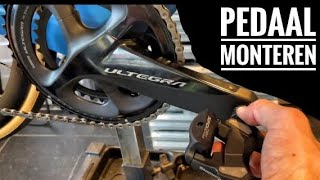 Zo monteer je de PEDALEN van je FIETS 🔧  Bike Tutorial [upl. by Mariana]