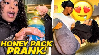 Honey Pack Prank On My Boyfriend [upl. by Anitneuq]