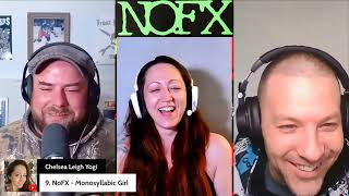 NOFX  Monosyllabic Girl Reaction Review amp Rating  Punk Night on Request Fest [upl. by Amedeo]