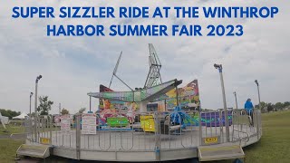 Super Sizzler Ride At The Winthrop Harbor Summer Fair 2023 [upl. by Hollyanne]