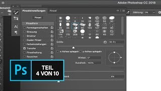 Photoshop CC Basic Tutorial Arbeiten mit Pinseln  Adobe DE [upl. by Heidt]