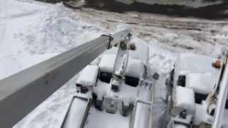 Baker Versalift Ford F Series Bucket Truck Operation With Onan Generator [upl. by Endres102]