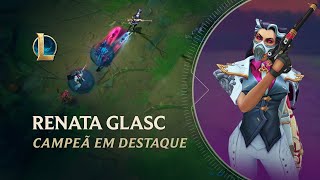 League of Legends Renata Glasc  Mecânica de jogo  Campeã em Destaque [upl. by Ciredec]