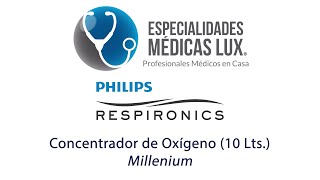 Concentrador de oxígeno de 10 Lts modelo Millenium [upl. by Laekcim]