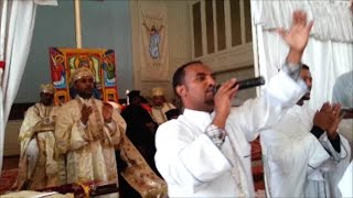 Ethiopian Orthodox mezmurSpiritual Song by Choir and Deacon Chernet Senay [upl. by Gant]