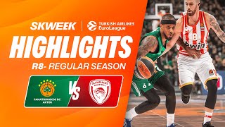 UN DERBY GREC DE FOLIE  🤯🥵 Panathinaïkos vs Olympiacos  Résumé EuroLeague J8 [upl. by Jaehne]