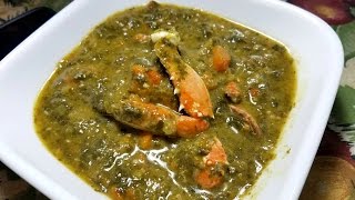 Trinidad Callaloo with Crab  Taste of Trini [upl. by Yclek218]