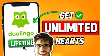 How to get FREE Duolingo Plus Unlimited Hearts [upl. by Alenairam]