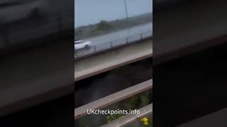 HGV crash at M6 Thelwall Viaduct 300924 Driver survived [upl. by Tammie]