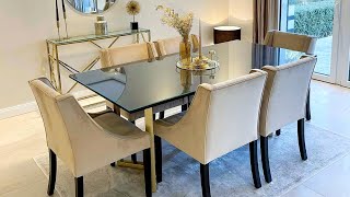 Modern Dining Room Decorating Ideas 2024 Living Room Dining Table Ideas  Home Interior Design Ideas [upl. by Zeiler]