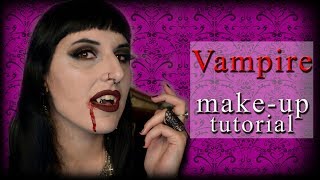 Halloween Vampire makeup tutorial 2018 Notoriously Morbid [upl. by Brander581]