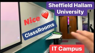 Luxury Class Rooms  Sheffield Hallam University inside view  Campus from Inside [upl. by Fitzsimmons778]