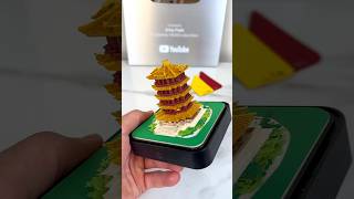 Pagoda ASMR ❤️💛 Get yours today 🔗 artsypadscom pagoda 3d giftideas deskdecor memopad [upl. by Ylellan636]