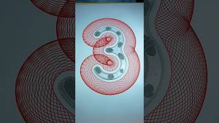 quotGeometric Art from Number 3  Unique Spirographquot spirographshr satisfying spirograph asmr [upl. by Armbrecht15]