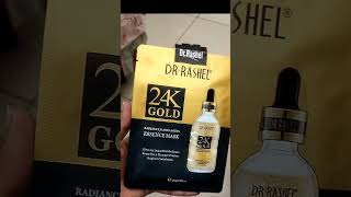 DR RASHEL 24k gold serum anti aging face sheet mask shorts viral trending [upl. by Nevram846]