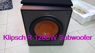 Klipsch R 120SW Subwoofer [upl. by Biondo]