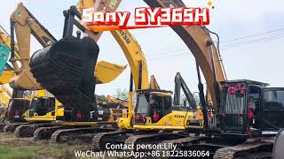 Used Sany SY365H for sale in China 36 tons Good condition Contact Lily for more details [upl. by Arabelle691]