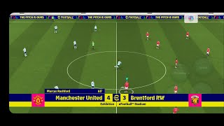 Manchester united vs Brentford  premier league 2024 [upl. by Kwan]