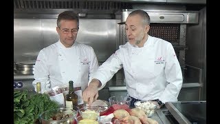 Roux Scholarship 2018 Masterclass recipe demonstration with Alain Roux and Michel Roux Jr [upl. by Chernow706]