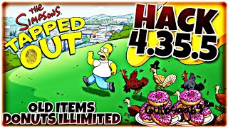 HACK  LES SIMPSON SPRINGFIELD 4355 OLD ITEMS  DONUTS ILLIMITES THANKSGIVING 2018 [upl. by Haneehs]