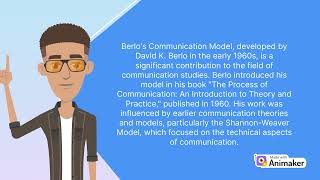 Berlos Model of Communication [upl. by Anialem]