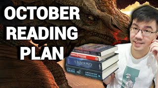 My October 2023 TBR Fantasy Scifi and Horror Books [upl. by Boehike]