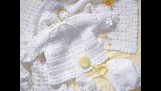 Crochet Along  Baby Layette  Bonnet  Video 1 [upl. by Breeze880]